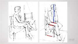 An introduction to sight-sizing used to create drawing layout guidelines